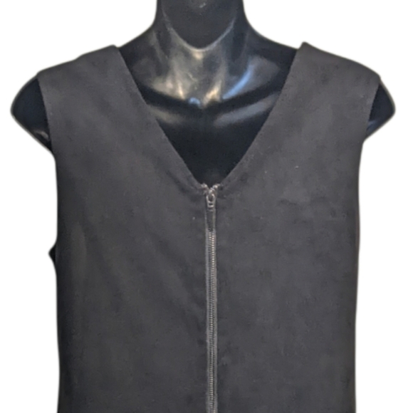 RACHEL Rachel Roy black faux suede dress sz 4 - Picture 4 of 8